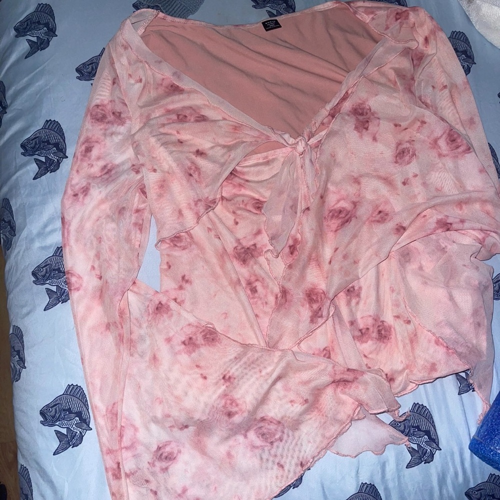 SHEIN Curve Pink Blouse